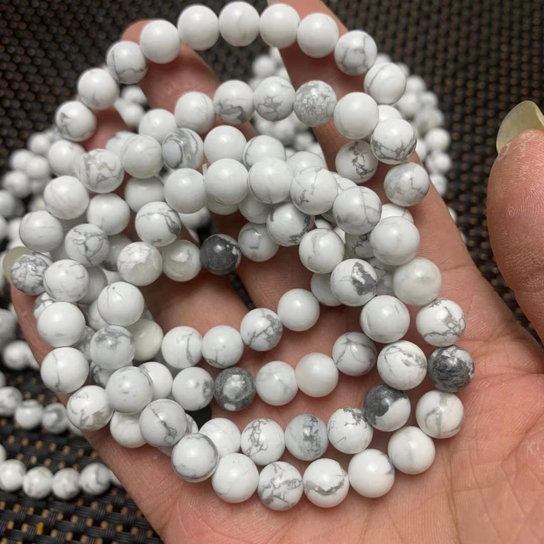 Natural White Turquoise Bracelet