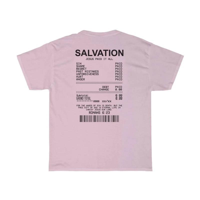 Salvation Back Print Bible Verse
