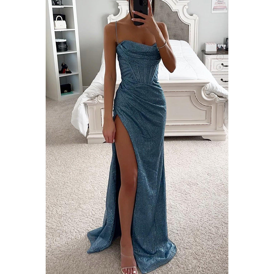 Evening V-neck Long Dress