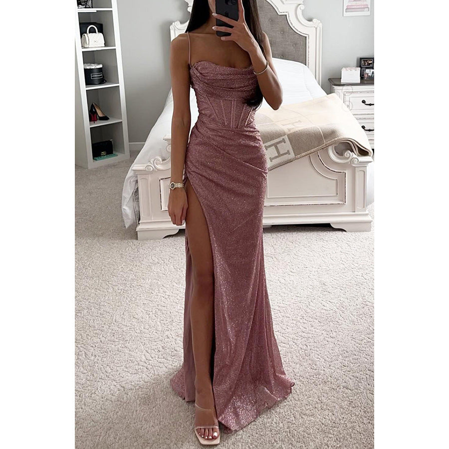 Evening V-neck Long Dress