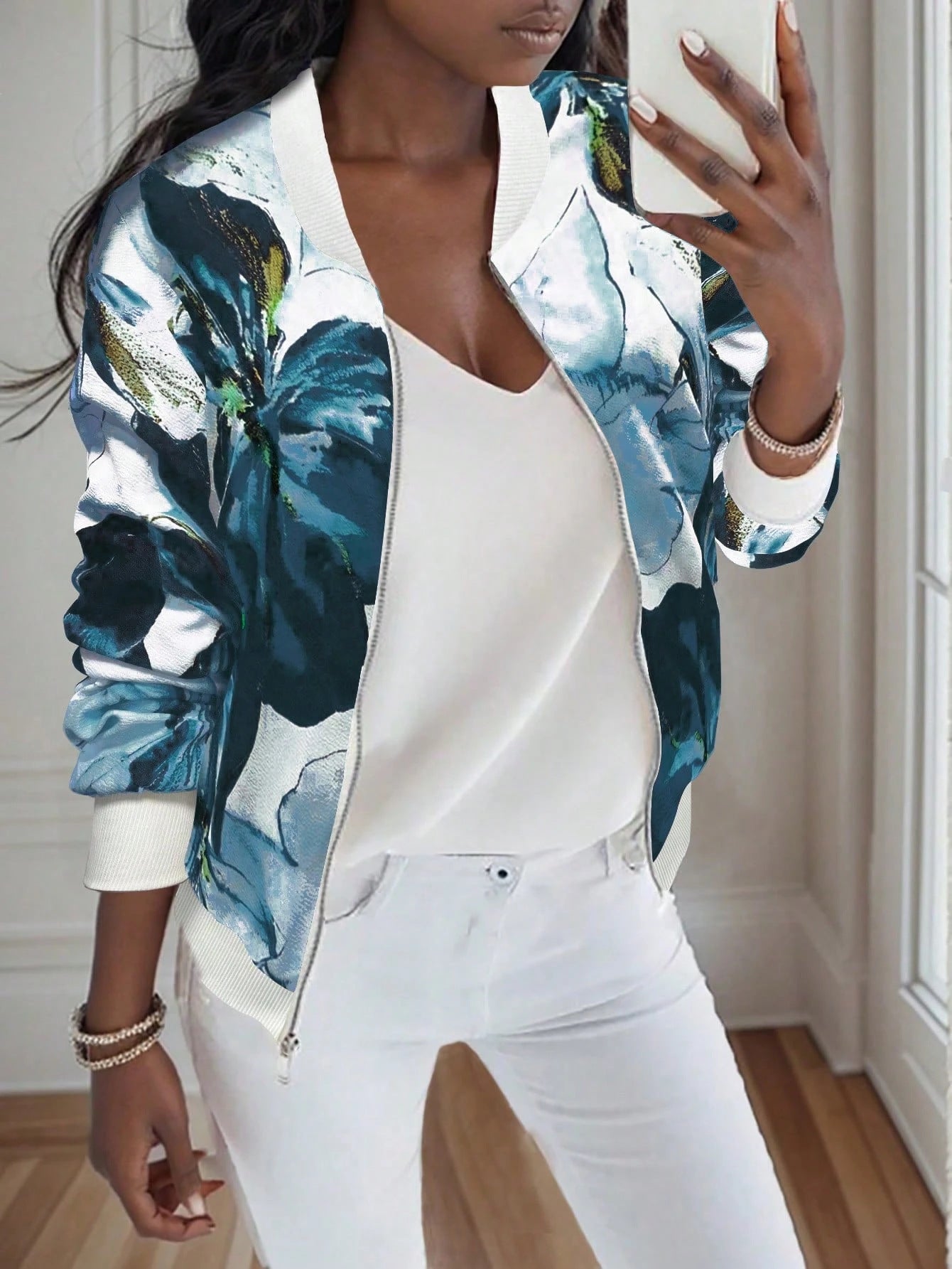 Floral Printed Jacket
