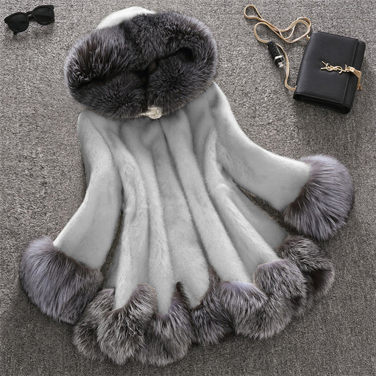 Faux mink fur