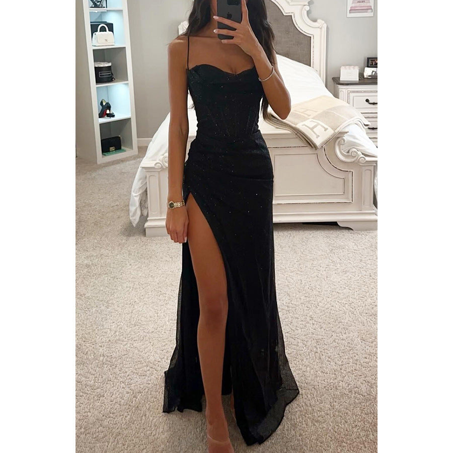Evening V-neck Long Dress