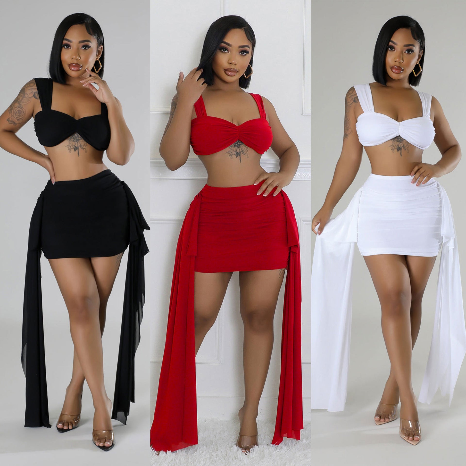 Lotus Leaf Skirt Set